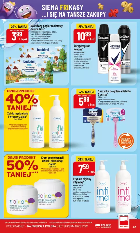 POLOmarket - gazetka promocyjna Gazetka od środy 17.09 do wtorku 23.09 - strona 63