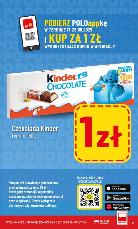 POLOmarket - gazetka promocyjna Gazetka od środy 17.09 do wtorku 23.09 - strona 13