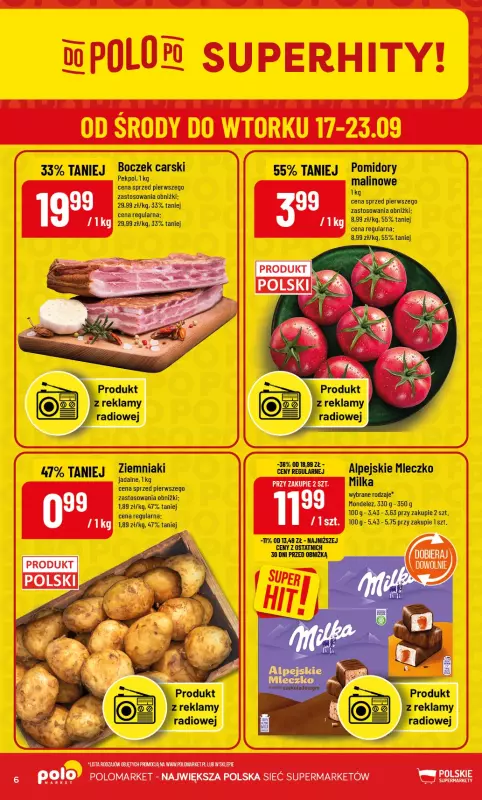 POLOmarket - gazetka promocyjna Gazetka od środy 17.09 do wtorku 23.09 - strona 6