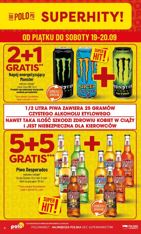 POLOmarket - gazetka promocyjna Gazetka od środy 17.09 do wtorku 23.09 - strona 8