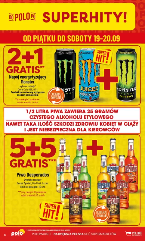 POLOmarket - gazetka promocyjna Gazetka od środy 17.09 do wtorku 23.09 - strona 8