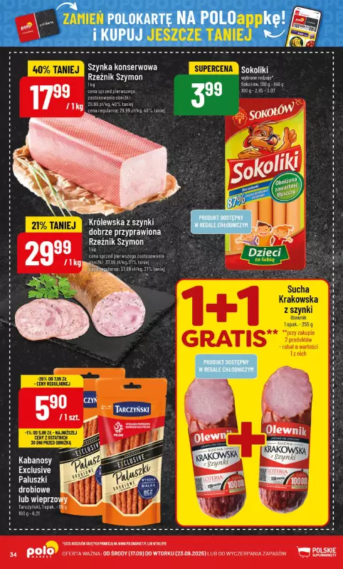 POLOmarket - gazetka promocyjna Gazetka od środy 17.09 do wtorku 23.09 - strona 34