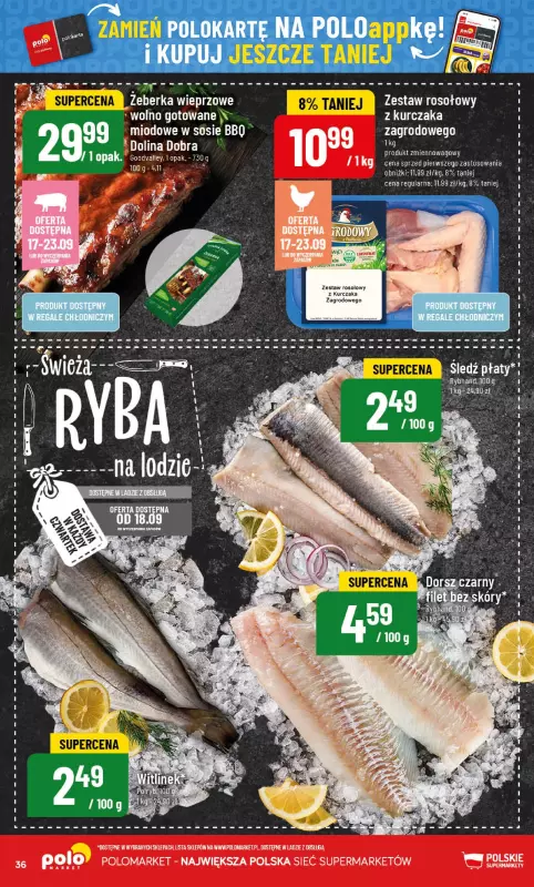 POLOmarket - gazetka promocyjna Gazetka od środy 17.09 do wtorku 23.09 - strona 36