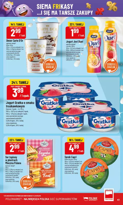 POLOmarket - gazetka promocyjna Gazetka od środy 17.09 do wtorku 23.09 - strona 43