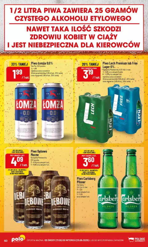 POLOmarket - gazetka promocyjna Gazetka od środy 17.09 do wtorku 23.09 - strona 60