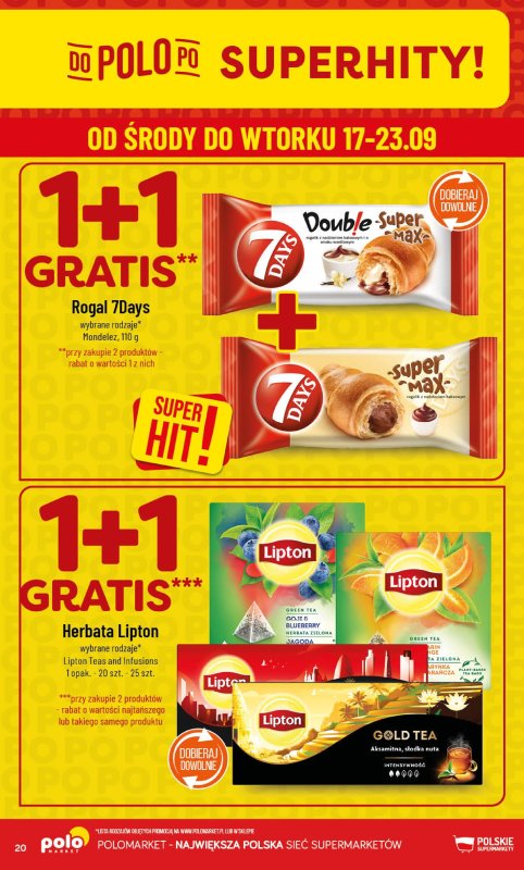POLOmarket - gazetka promocyjna Gazetka od środy 17.09 do wtorku 23.09 - strona 20