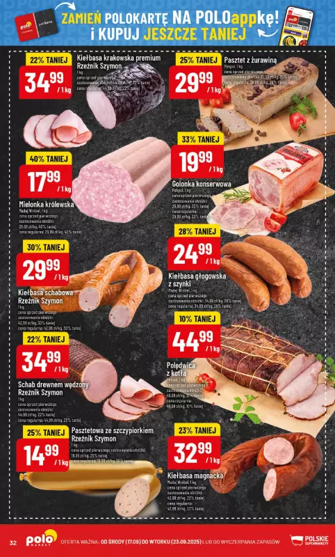 POLOmarket - gazetka promocyjna Gazetka od środy 17.09 do wtorku 23.09 - strona 32