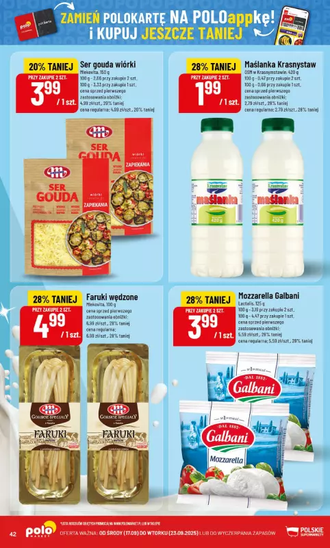 POLOmarket - gazetka promocyjna Gazetka od środy 17.09 do wtorku 23.09 - strona 42