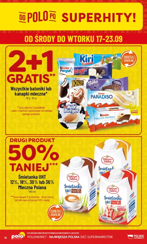 POLOmarket - gazetka promocyjna Gazetka od środy 17.09 do wtorku 23.09 - strona 18