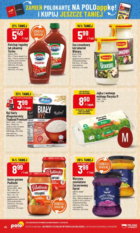 POLOmarket - gazetka promocyjna Gazetka od środy 17.09 do wtorku 23.09 - strona 46