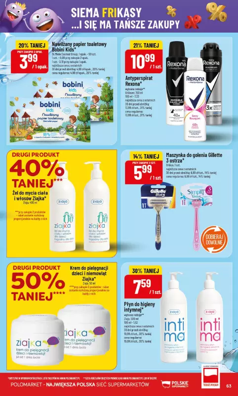 POLOmarket - gazetka promocyjna Gazetka od środy 17.09 do wtorku 23.09 - strona 63