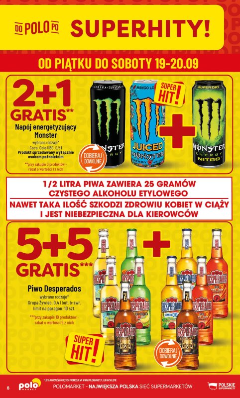 POLOmarket - gazetka promocyjna Gazetka od środy 17.09 do wtorku 23.09 - strona 8