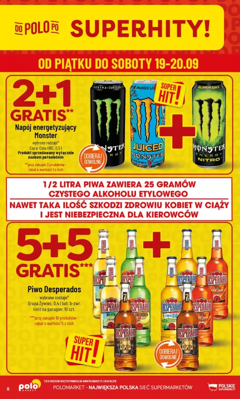 POLOmarket - gazetka promocyjna Gazetka od środy 17.09 do wtorku 23.09 - strona 8