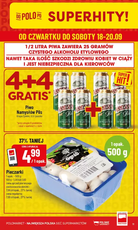 POLOmarket - gazetka promocyjna Gazetka od środy 17.09 do wtorku 23.09 - strona 11