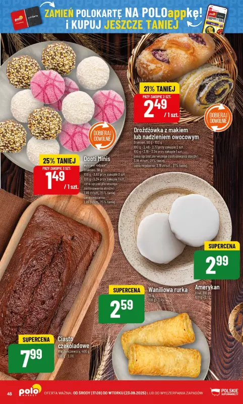 POLOmarket - gazetka promocyjna Gazetka od środy 17.09 do wtorku 23.09 - strona 48