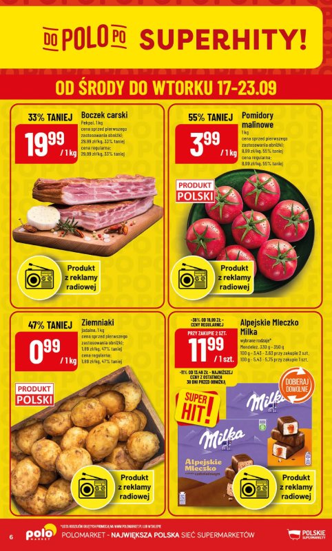 POLOmarket - gazetka promocyjna Gazetka od środy 17.09 do wtorku 23.09 - strona 6