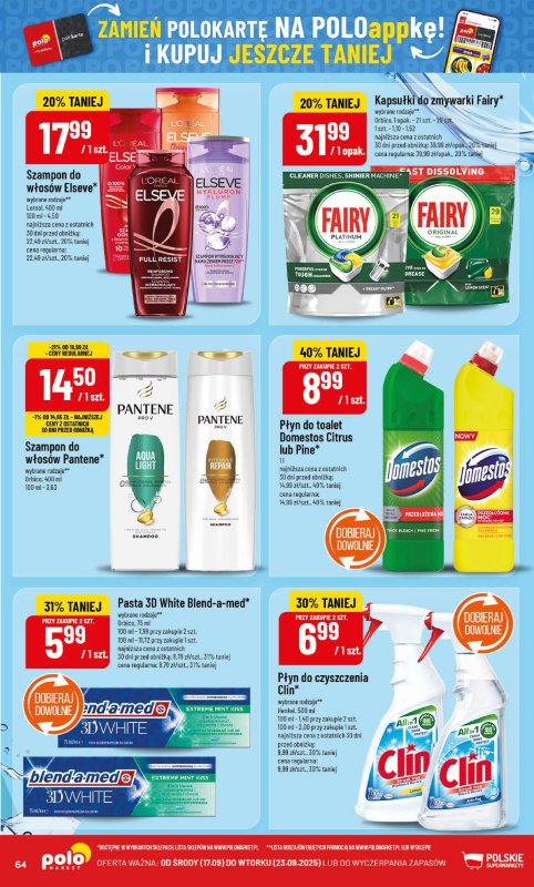 POLOmarket - gazetka promocyjna Gazetka od środy 17.09 do wtorku 23.09 - strona 64