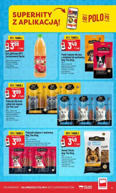 POLOmarket - gazetka promocyjna Gazetka od środy 24.09 do wtorku 30.09 - strona 71
