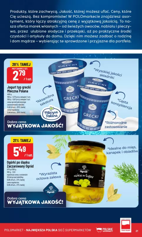 POLOmarket - gazetka promocyjna Gazetka od środy 24.09 do wtorku 30.09 - strona 21