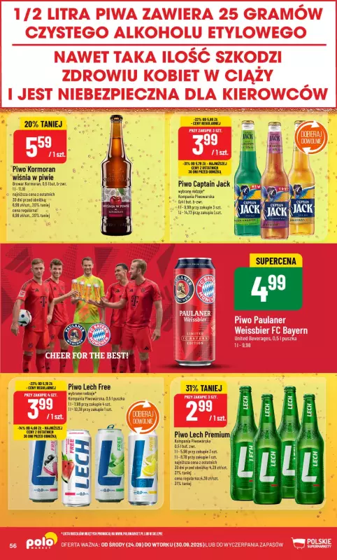 POLOmarket - gazetka promocyjna Gazetka od środy 24.09 do wtorku 30.09 - strona 56