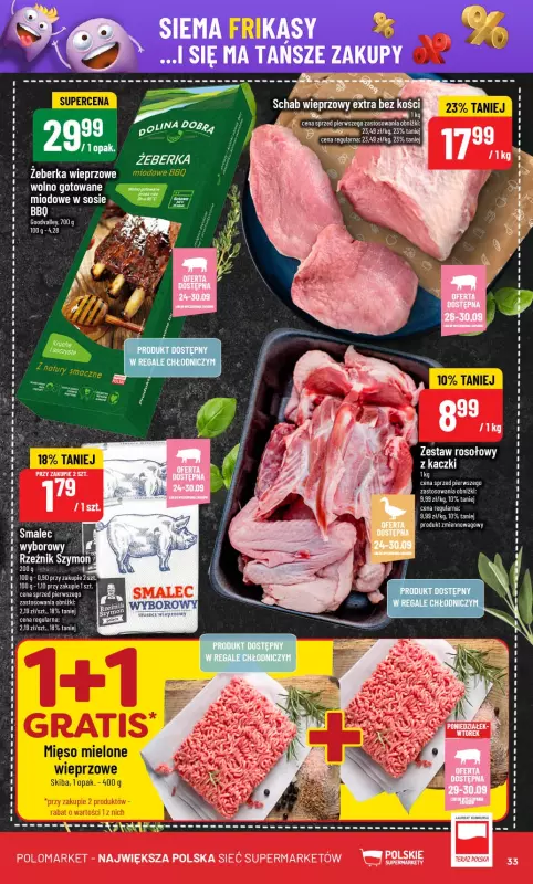 POLOmarket - gazetka promocyjna Gazetka od środy 24.09 do wtorku 30.09 - strona 33