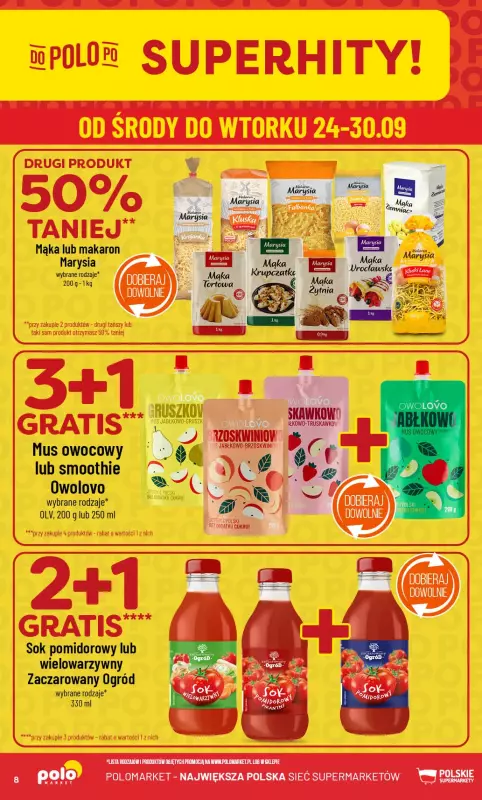 POLOmarket - gazetka promocyjna Gazetka od środy 24.09 do wtorku 30.09 - strona 8