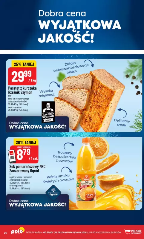 POLOmarket - gazetka promocyjna Gazetka od środy 24.09 do wtorku 30.09 - strona 20