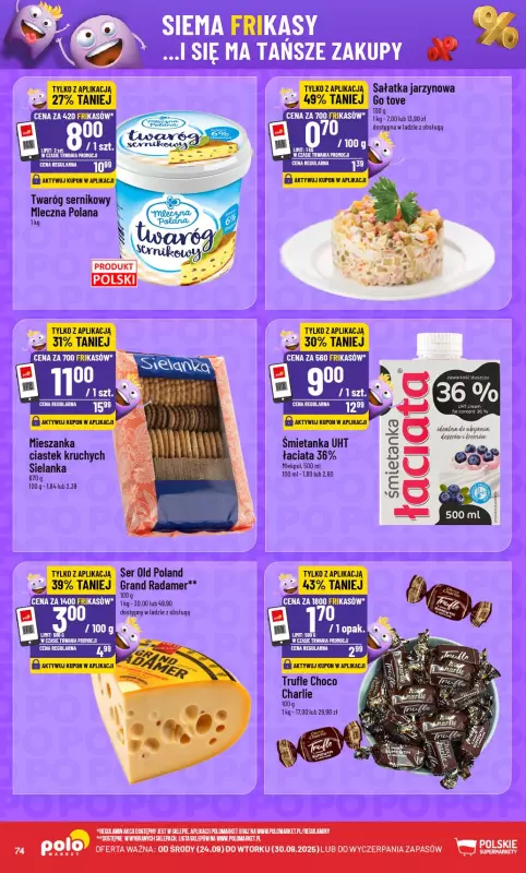 POLOmarket - gazetka promocyjna Gazetka od środy 24.09 do wtorku 30.09 - strona 74