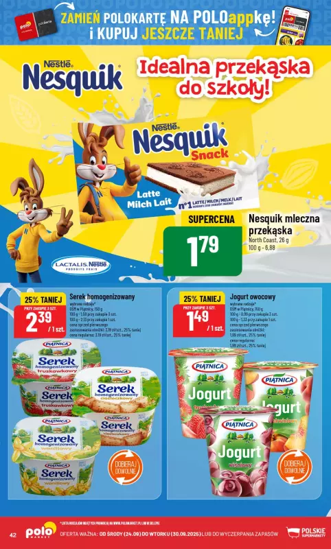 POLOmarket - gazetka promocyjna Gazetka od środy 24.09 do wtorku 30.09 - strona 42