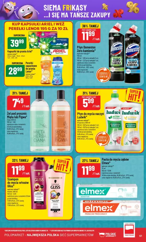 POLOmarket - gazetka promocyjna Gazetka od środy 24.09 do wtorku 30.09 - strona 61
