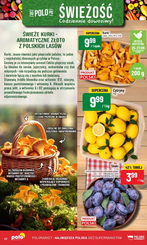 POLOmarket - gazetka promocyjna Gazetka od środy 24.09 do wtorku 30.09 - strona 22
