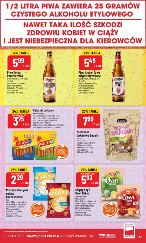 POLOmarket - gazetka promocyjna Gazetka od środy 24.09 do wtorku 30.09 - strona 57