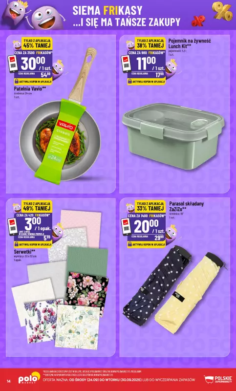 POLOmarket - gazetka promocyjna Frikasowy Katalog od środy 24.09 do wtorku 30.09 - strona 14