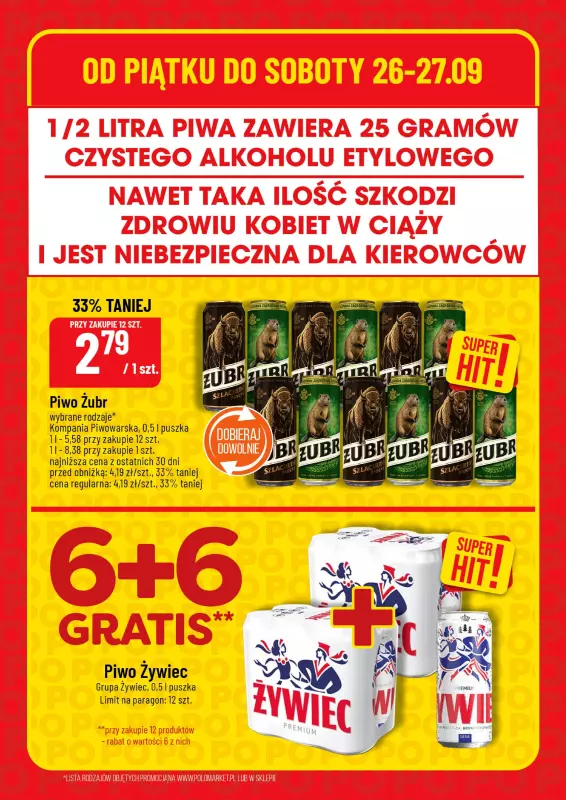 POLOmarket - gazetka promocyjna Super hity na weekend od czwartku 25.09 do soboty 27.09 - strona 6