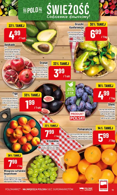 POLOmarket - gazetka promocyjna Gazetka od środy 01.10 do wtorku 07.10 - strona 19