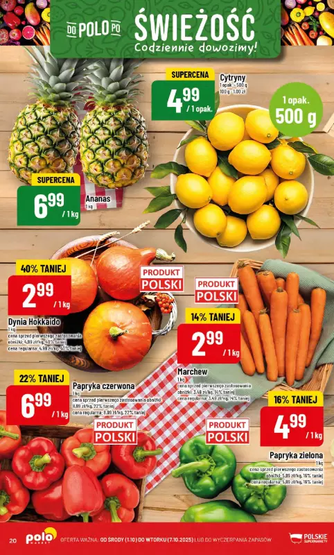 POLOmarket - gazetka promocyjna Gazetka od środy 01.10 do wtorku 07.10 - strona 20