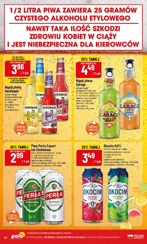 POLOmarket - gazetka promocyjna Gazetka od środy 01.10 do wtorku 07.10 - strona 50