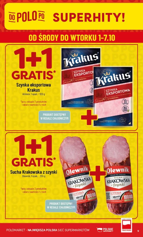 POLOmarket - gazetka promocyjna Gazetka od środy 01.10 do wtorku 07.10 - strona 9