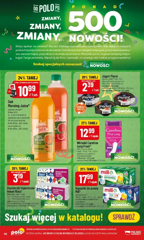 POLOmarket - gazetka promocyjna Gazetka od środy 01.10 do wtorku 07.10 - strona 66