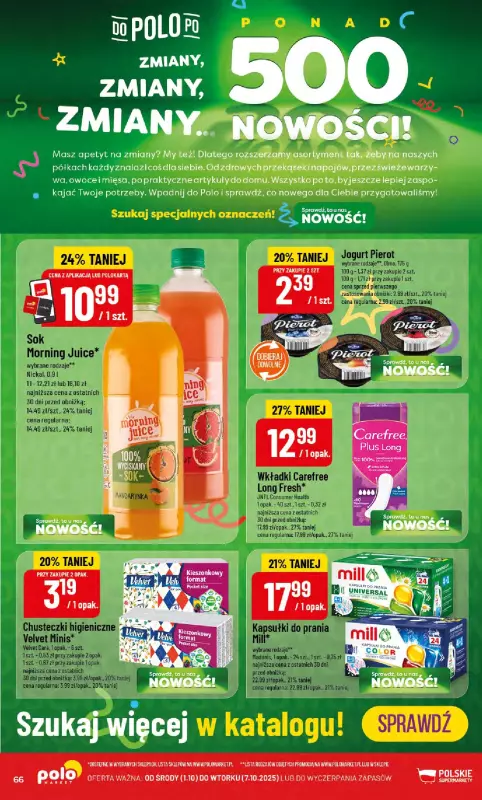 POLOmarket - gazetka promocyjna Gazetka od środy 01.10 do wtorku 07.10 - strona 66