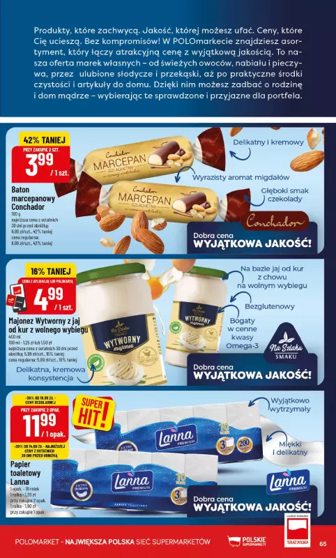 POLOmarket - gazetka promocyjna Gazetka od środy 01.10 do wtorku 07.10 - strona 65