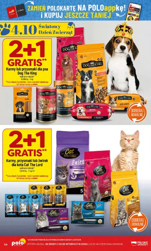 POLOmarket - gazetka promocyjna Gazetka od środy 01.10 do wtorku 07.10 - strona 54