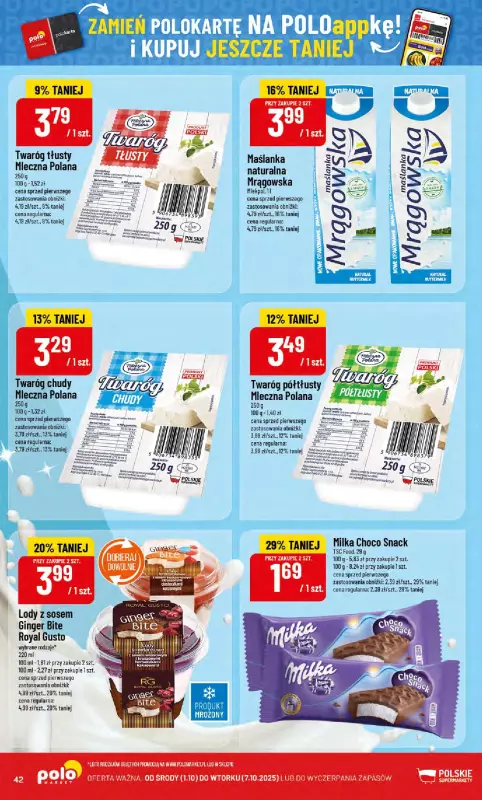 POLOmarket - gazetka promocyjna Gazetka od środy 01.10 do wtorku 07.10 - strona 42