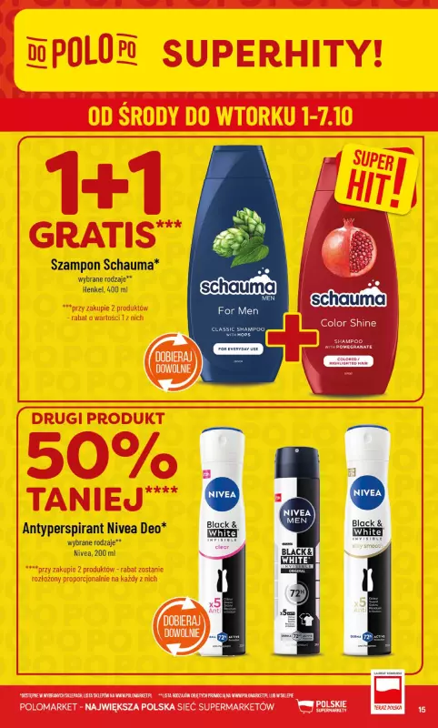 POLOmarket - gazetka promocyjna Gazetka od środy 01.10 do wtorku 07.10 - strona 15