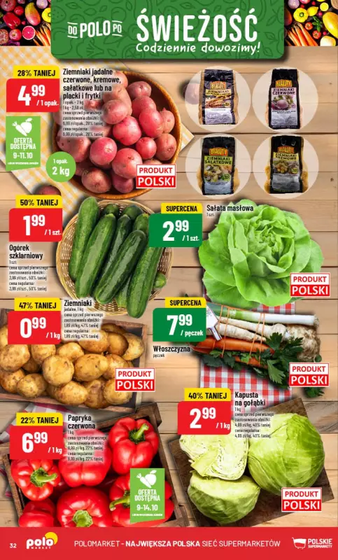 POLOmarket - gazetka promocyjna Gazetka od środy 08.10 do wtorku 14.10 - strona 32