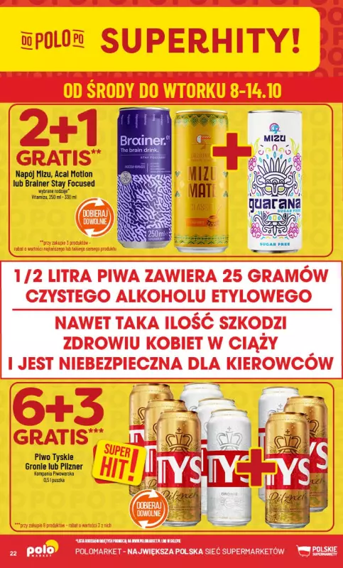 POLOmarket - gazetka promocyjna Gazetka od środy 08.10 do wtorku 14.10 - strona 22