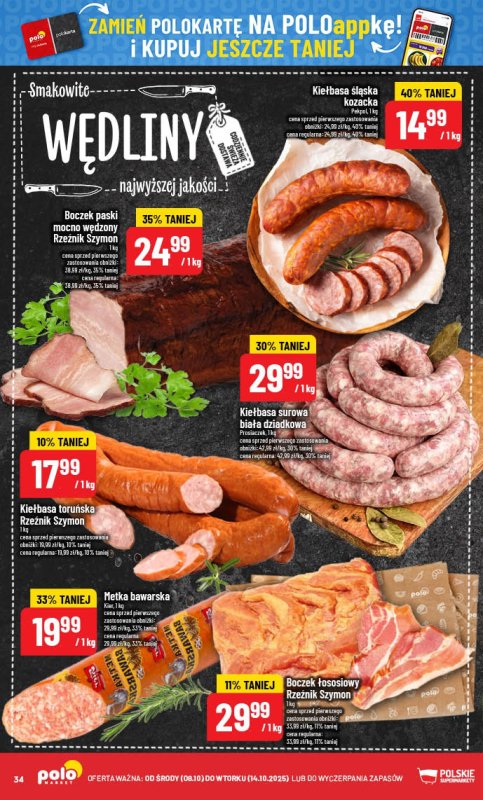 POLOmarket - gazetka promocyjna Gazetka od środy 08.10 do wtorku 14.10 - strona 34