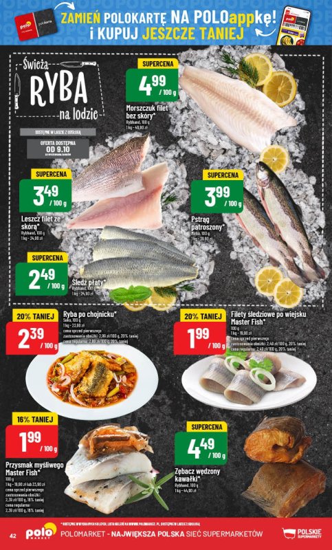 POLOmarket - gazetka promocyjna Gazetka od środy 08.10 do wtorku 14.10 - strona 42