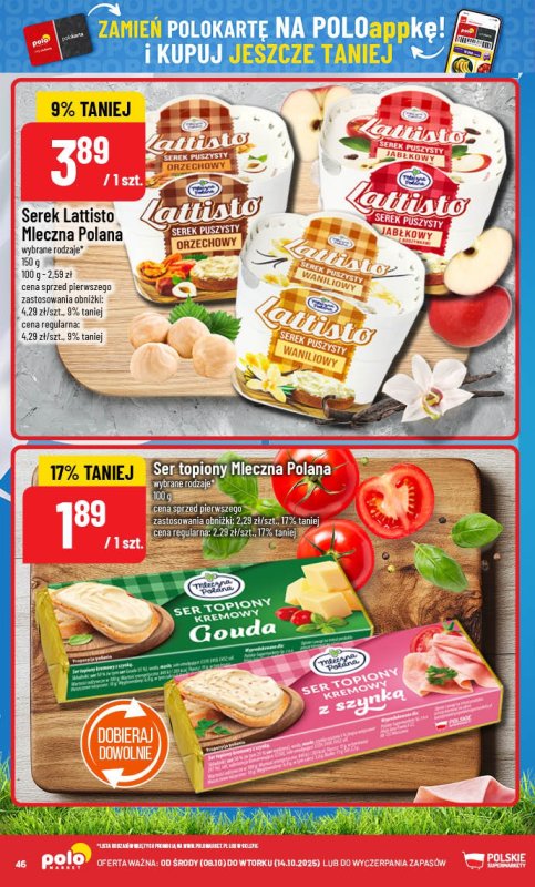 POLOmarket - gazetka promocyjna Gazetka od środy 08.10 do wtorku 14.10 - strona 46