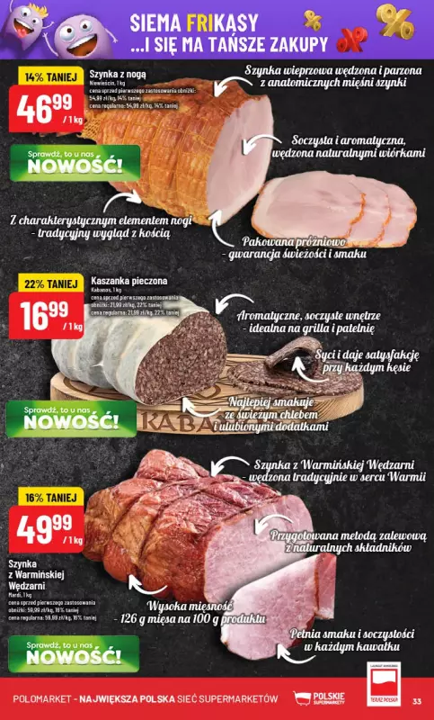 POLOmarket - gazetka promocyjna Gazetka od środy 08.10 do wtorku 14.10 - strona 33